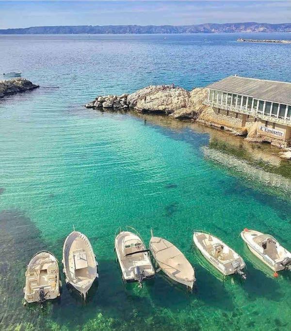 Vallon Des Auffes : Le Cabanon De Mireille Villa Marsella Exterior foto
